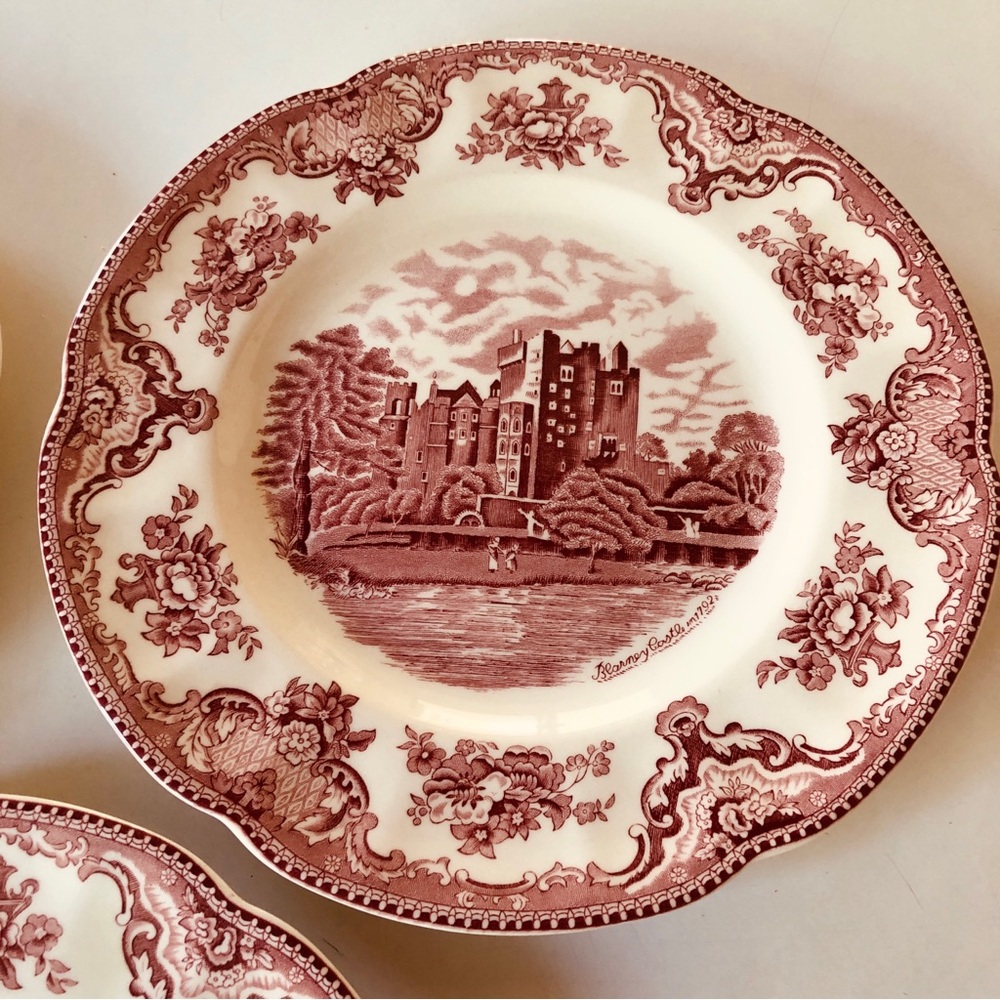 10" Johnson Bros Old Britain Castles, Blarney Castle, Dinner Plates Set Of 3 - Picture 3 of 12